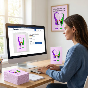 Valentijnsdag stripfiguur feestdagen kaart