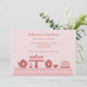 Valentijnsdag Sweets en Treats Kaart (Staand voorkant)