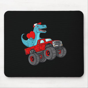 Valentijnsdag T Riding Monster Truck Toddler Muismat