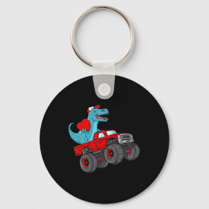 Valentijnsdag T Riding Monster Truck Toddler Sleutelhanger