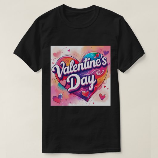 'Valentijnsdag.' T-shirt (Design voorkant)