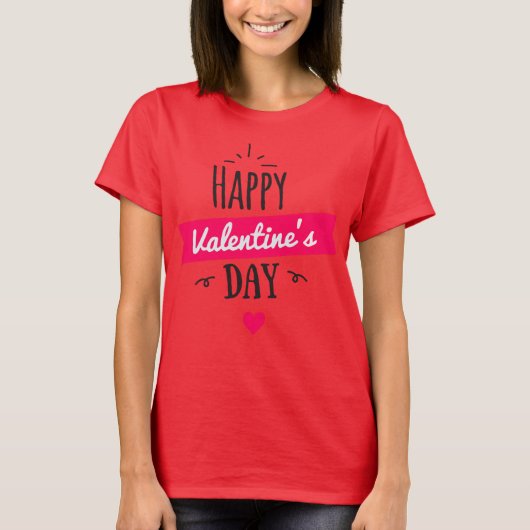 Valentijnsdag T-shirt (Voorkant)