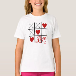 Valentijnsdag t-shirt met hart