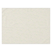 Valentijnsdag Tablecloth Beige Polkadot Hearts Tafelkleed (Voorkant (Horizontaal))