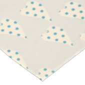Valentijnsdag Tablecloth Beige Polkadot Hearts Tafelkleed (Gekanteld)
