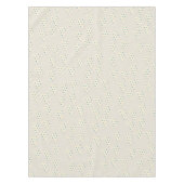 Valentijnsdag Tablecloth Beige Polkadot Hearts Tafelkleed (Voorkant)