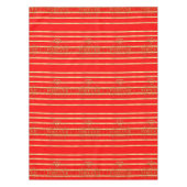 Valentijnsdag Tablecloth Red Forever Gold Tafelkleed (Voorkant)