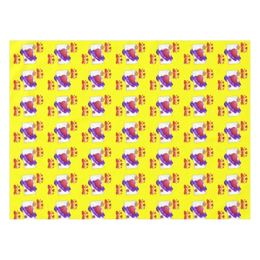 Valentijnsdag Tablecloth Tafelkleed (Voorkant (Horizontaal))