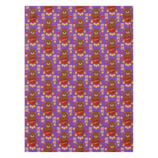 Valentijnsdag Tablecloth Tafelkleed (Voorkant)