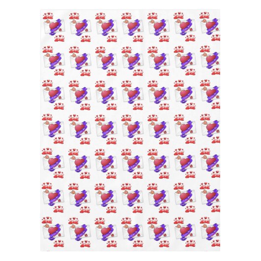 Valentijnsdag Tablecloth Tafelkleed (Voorkant)