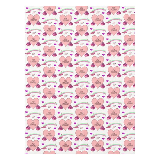 Valentijnsdag Tablecloth Tafelkleed (Voorkant)