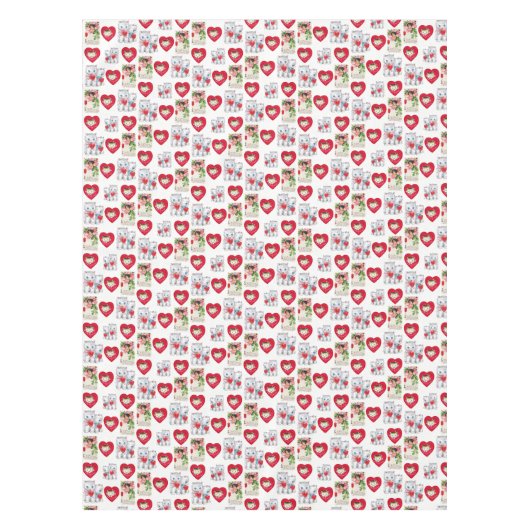 Valentijnsdag Tablecloth Tafelkleed (Voorkant)