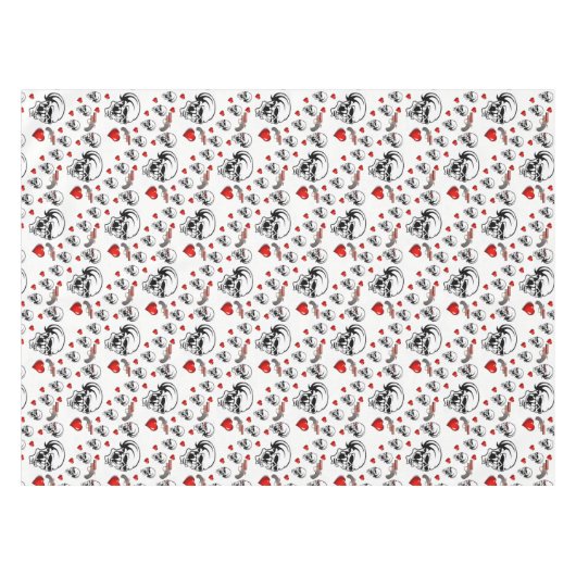 Valentijnsdag Tablecloth Tafelkleed (Voorkant (Horizontaal))