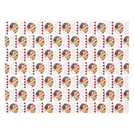 Valentijnsdag Tablecloth Tafelkleed (Voorkant (Horizontaal))