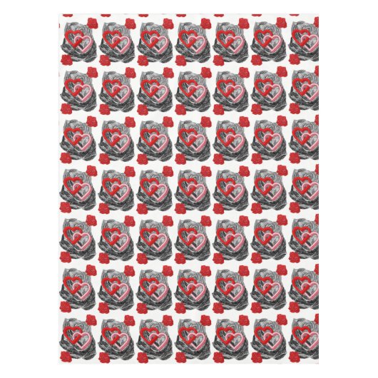 Valentijnsdag Tablecloth Tafelkleed (Voorkant)