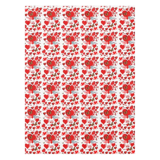 Valentijnsdag Tafelkleed (Voorkant)