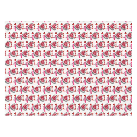 Valentijnsdag Tafelkleed (Voorkant (Horizontaal))