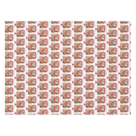 Valentijnsdag Tafelkleed Kitten (Voorkant (Horizontaal))