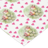 Valentijnsdag Tafelkleed Vogel (Gekanteld)