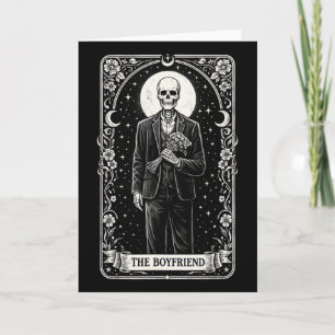 Valentijnsdag Tarotkaart Skelet Boyfriend Donker Kaart