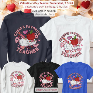 Valentijnsdag Teacher Sweatshirt, T-shirt