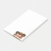 Valentijnsdag Teckel Dogs Post-it® Notes (Schuin)