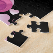 Valentijnsdag Teddy Bear Legpuzzel (Zijkant)
