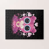 Valentijnsdag Teddy Bear Legpuzzel (Horizontaal)