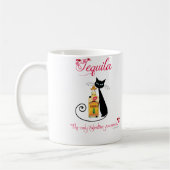 Valentijnsdag Tequila Cat Coffee Mok (Links)