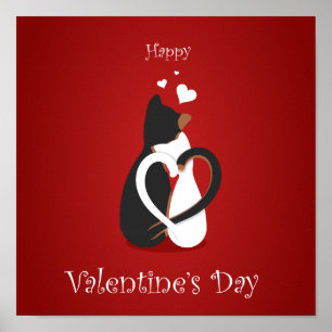 Valentijnsdag Thema Design Poster