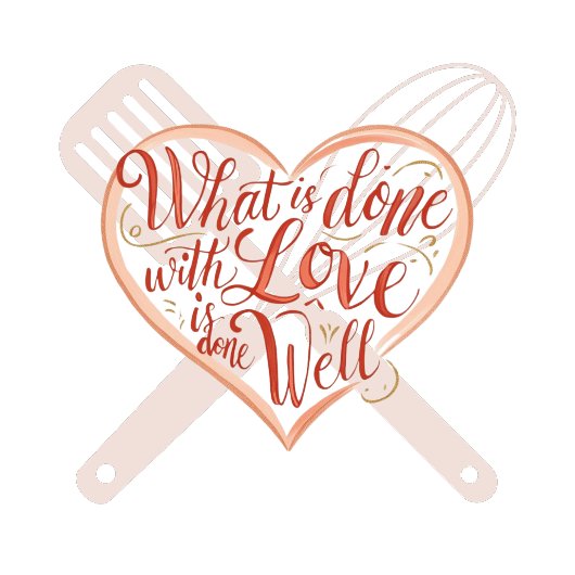 Valentijnsdag thema Schort - Keuken Gift