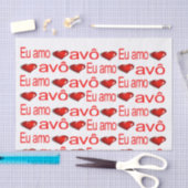 Valentijnsdag Tissue Paper Love Avô Grootvader Tissuepapier (Craft)