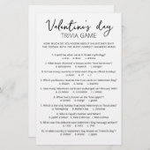 Valentijnsdag Trivia Game met Antwoorden (Voorkant / Achterkant)