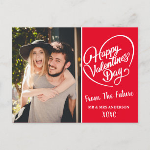 Valentijnsdag trouwfoto Red de dag Briefkaart