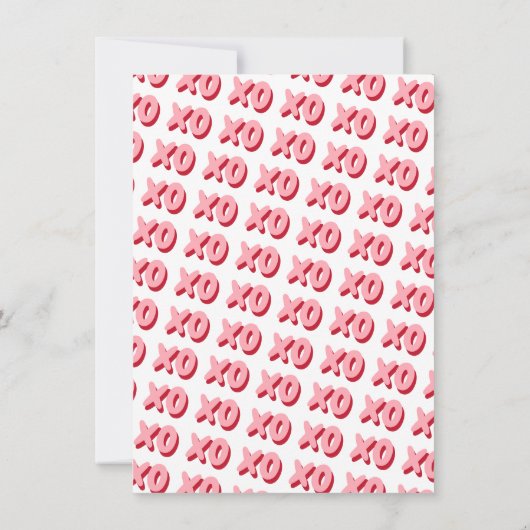 Valentijnsdag Ultrasound Zwangerschap Aankondiging (Achterkant)