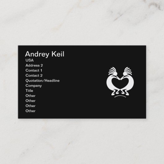 Valentijnsdag - Vakantiegeld Visitekaartje (Voorkant)