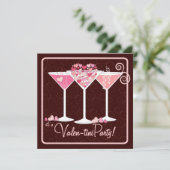 Valentijnsdag Valentini Martini Kaart (Staand voorkant)