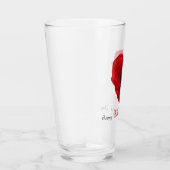 Valentijnsdag van de rode rode rode rozenrog in de glas (Rechts)