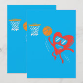 Valentijnsdag van honkbal sport kaart (Voorkant / Achterkant)