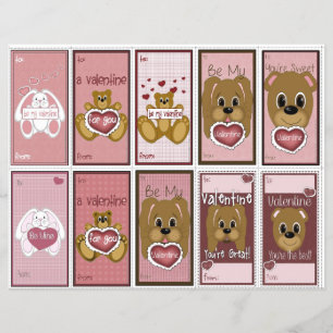 Valentijnsdag Variety Pack Classroom Cut-outs Flyer