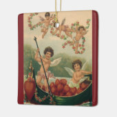  Valentijnsdag, Victoriaans Cherubs in Boot Keramisch Ornament (Links)