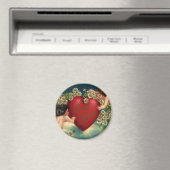 Valentijnsdag Victoriaans Cherubs in de hemel Magneet (Insitu (Vaatwasser))