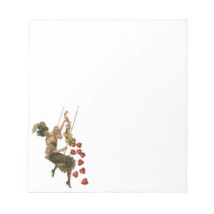  Valentijnsdag, Victoriaans dame op een schommel Notitieblok