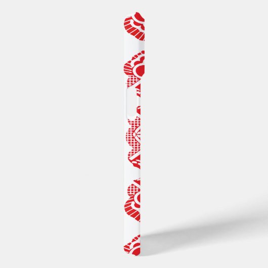  Valentijnsdag, Victoriaans harten sterven gesnede Case-Mate iPhone Case (Achterkant / Rechts)