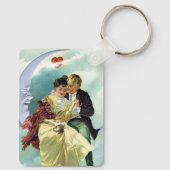  Valentijnsdag Victoriaans liefde en Romance Sleutelhanger (Achterkant)