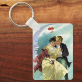  Valentijnsdag Victoriaans liefde en Romance Sleutelhanger (Voorkant)