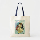 Valentijnsdag Victoriaans liefde en Romance Tote Bag (Voorkant)