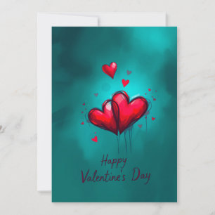 Valentijnsdag viering van de liefde kaart