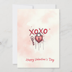 Valentijnsdag viering van de liefde kaart
