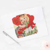  Valentijnsdag Vierkante Sticker (Envelop)